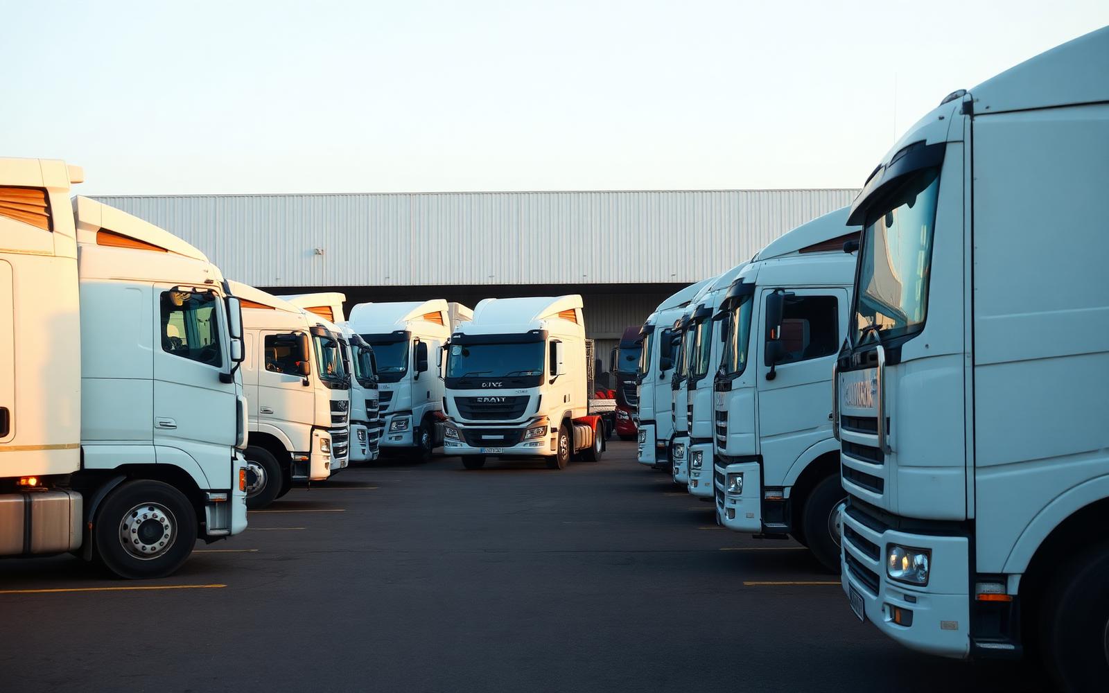 Flotte de camions STAM Logistic